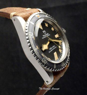 Tudor Submariner No Date Snowflake Black Dial 9401/0 - The Vintage Concept