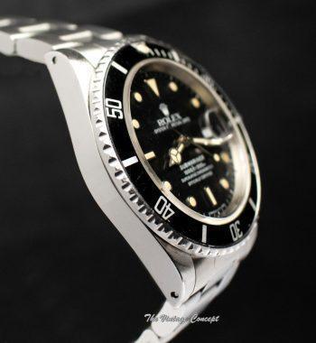 Rolex Steel Submariner Glossy Dial Creamy 16800 w/ Original Paper (SOLD) - The Vintage Concept