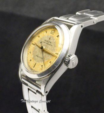 Rolex Steel Oyster Speedking Precision Two-Tone Dial 6220 (SOLD) - The Vintage Concept