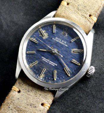 Rolex Steel Oyster Perpetual Blue Grey Dial 1002