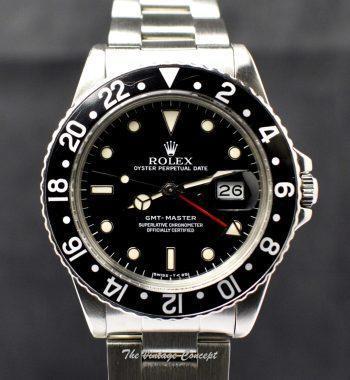 Rolex Steel GMT-Master Glossy Dial 16750 (SOLD) - The Vintage Concept