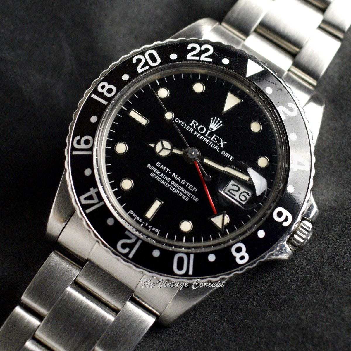 Rolex Steel GMT-Master Glossy Dial 16750 (SOLD)