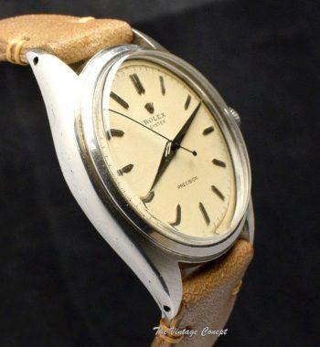 Rolex Steel Oyster Precision Creamy White Dial Manual Wind 5024 (SOLD) - The Vintage Concept