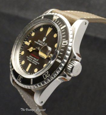 Rolex Submariner Single Red Tropical Dial 1680 - The Vintage Concept
