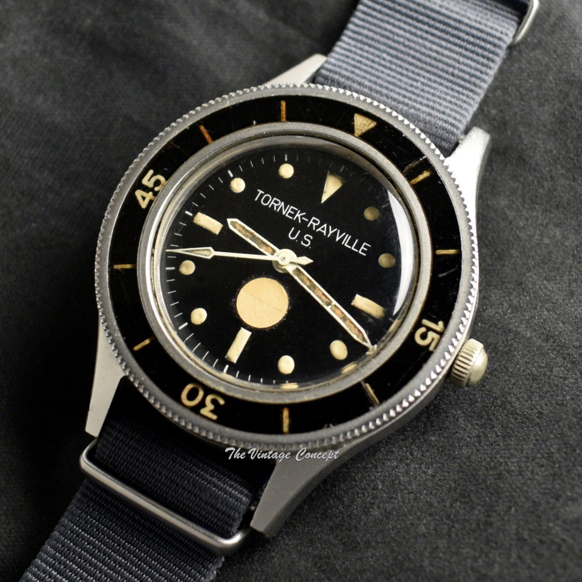 Rare Blancpain Tornek Rayville TR900 U.S. Military Diver Watch