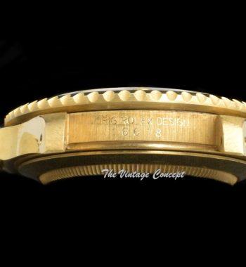 Rolex Submariner 18K Yellow Gold Lapis Lazuli Dial 16618 - The Vintage Concept