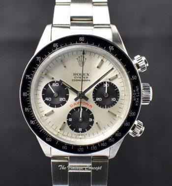 Rolex Steel Daytona Silver Dial Big Red 6263 - The Vintage Concept