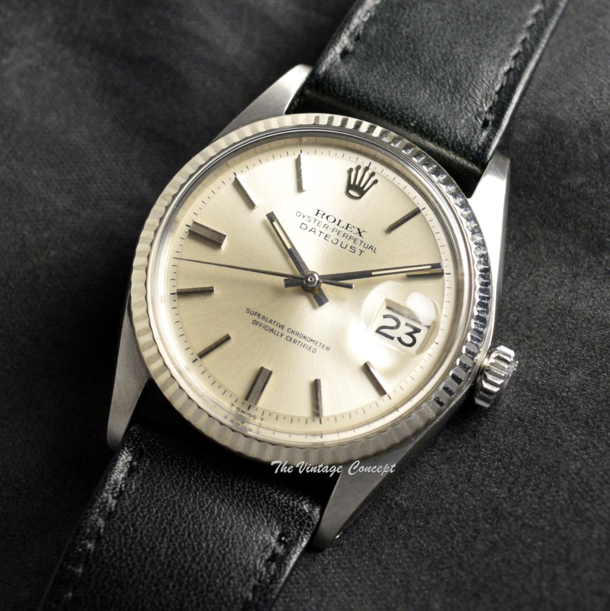 Rolex Steel Datejust Silver Dial 1601 (SOLD)