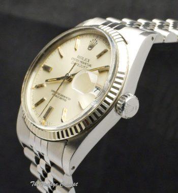 Rolex Oyster Perpetual Datejust Silver Dial 16014 w/ Original Paper & Serial Tag (SOLD) - The Vintage Concept