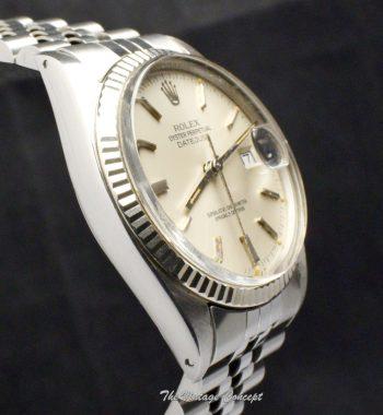 Rolex Oyster Perpetual Datejust Silver Dial 16014 w/ Original Paper & Serial Tag (SOLD) - The Vintage Concept