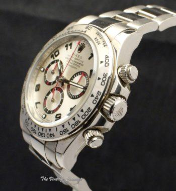 Rolex Daytona Cosmograph White Gold Racing Dial 116509 - The Vintage Concept