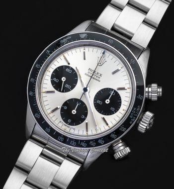 Rolex Steel Daytona Silver Dial Sigma 6263 (SOLD) - The Vintage Concept