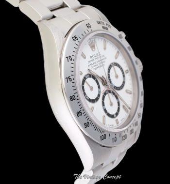 Rolex Steel Cosmograph Daytona White Dial 16520 (Full Set) (SOLD) - The Vintage Concept