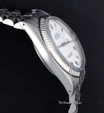 Rolex Steel Datejust White Roman Indexes Dial 16014 - The Vintage Concept