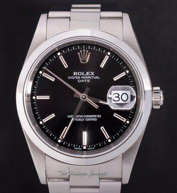 Rolex Oyster Perpetual Date Black Copper Dial 15200 (Box Set) (SOLD) - The Vintage Concept