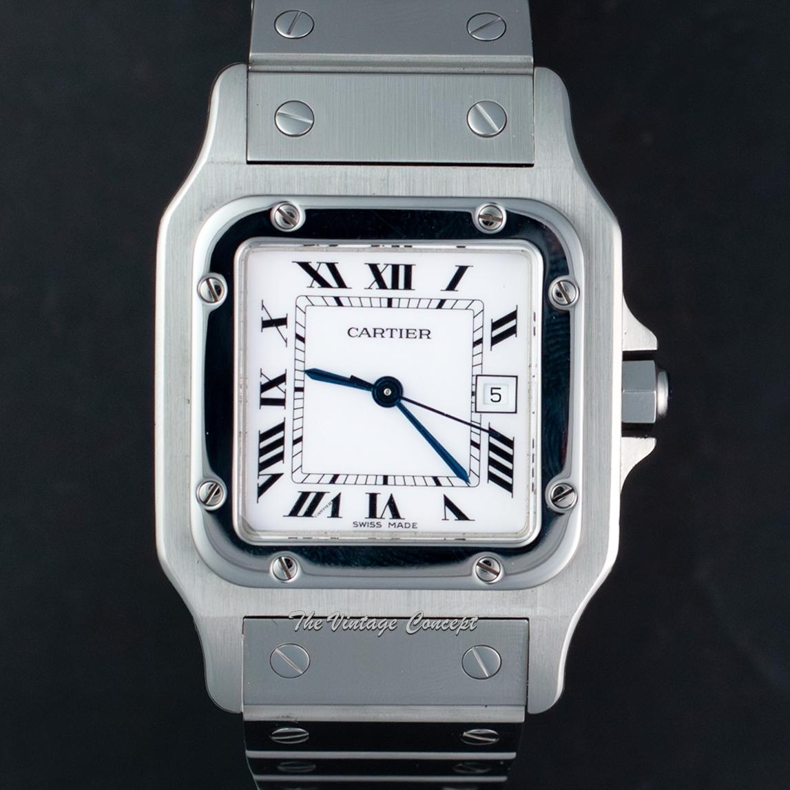 Cartier Large Stainless Steel Santos Galbée 2960 Automatic Watch (Box ...