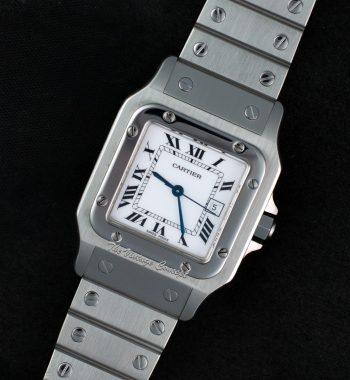 Cartier Large Stainless Steel Santos Galbée 2960 Automatic Watch (Box Set)