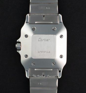 Cartier Large Stainless Steel Santos Galbée 2960 Automatic Watch (Box Set) (SOLD) - The Vintage Concept