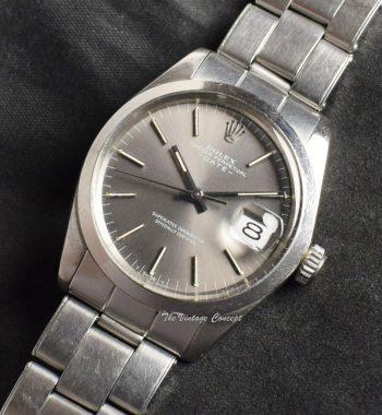 Rolex Steel Oyster Perpetual Date Grey Dial 1500
