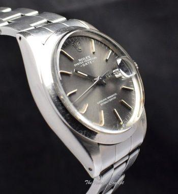 Rolex Steel Oyster Perpetual Date Grey Dial 1500 - The Vintage Concept