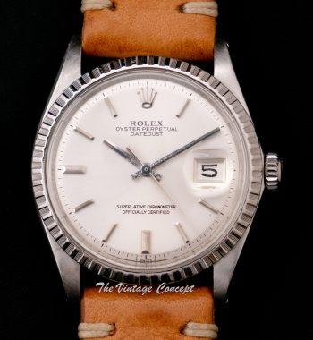 Rolex Steel Datejust Silver Dial 1603 - The Vintage Concept