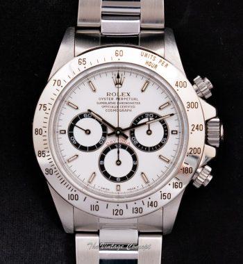 Rolex Steel Cosmograph Daytona White Dial 16520 - The Vintage Concept