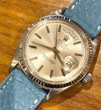 Rolex Day-Date 18K White Gold Silver Dial 1803 (SOLD) - The Vintage Concept
