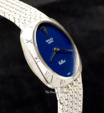 Rolex 18K WG Cellini Blue Dial 3817 with Bracelet - The Vintage Concept
