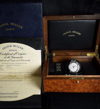 Franck Muller Steel Master Complication Limited Edition Silver Dial with Paper and Box - The Vintage Concept