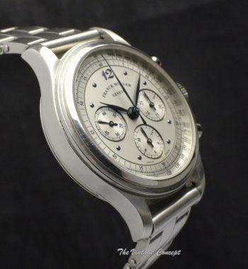 Franck Muller Steel Master Complication Limited Edition Silver Dial with Paper and Box - The Vintage Concept