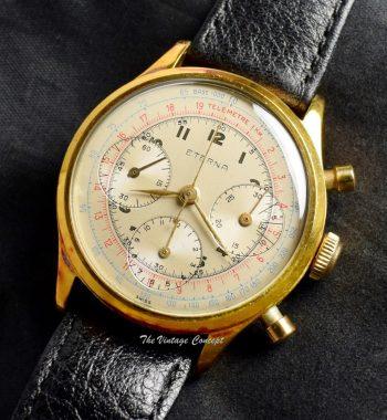 Eterna 38mm Gold Plated Chronograph