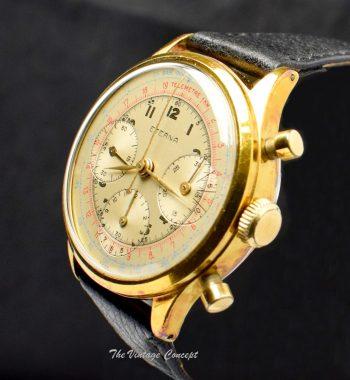 Eterna 38mm Gold Plated Chronograph - The Vintage Concept