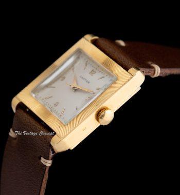 Cartier 18K YG Square 3,6,9 Indexes Dial - The Vintage Concept