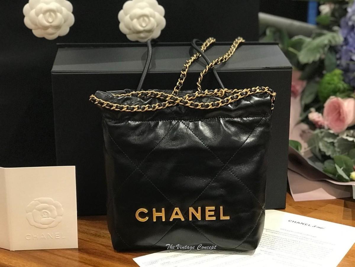 Brand New Chanel 22 Mini Bag with Box & Dust Bag