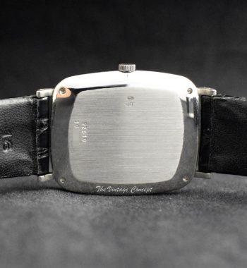 Piaget 18K WG Rectangular Onyx & Factory Diamond Dial 92510 Manual Wind Watch - The Vintage Concept