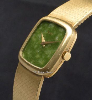 Piaget 18K Yellow Gold Jade Dial 9902 B2 with Bracelet Watch - The Vintage Concept