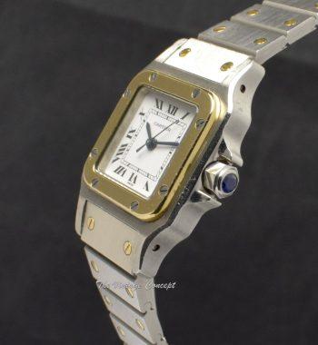 Cartier Two-Tone 18K Yellow Gold & Stainless Steel Santos Automatic 0902 - The Vintage Concept