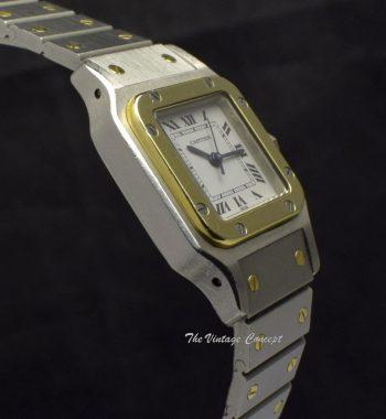 Cartier Two-Tone 18K Yellow Gold & Stainless Steel Santos Automatic 0902 - The Vintage Concept