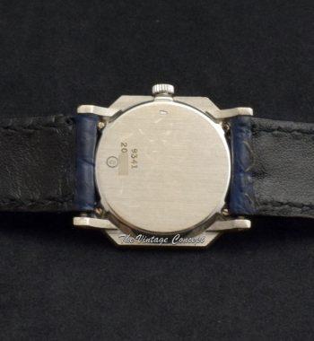 Piaget 18K WG Octagon Lapis Dial 9341 Manual Ladies Watch - The Vintage Concept