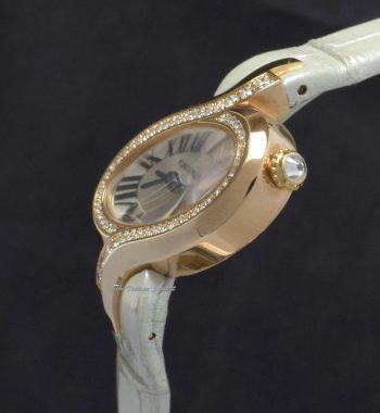 Cartier 18K Rose Gold Delices De Cartier w/Diamond Bezel Quartz 3382 - The Vintage Concept