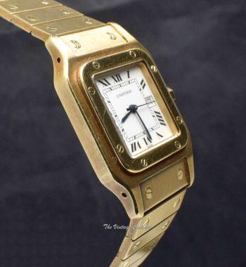 Cartier 18K Yellow Gold Santos Or Massif Automatic 2960 w/ Bracelet - The Vintage Concept