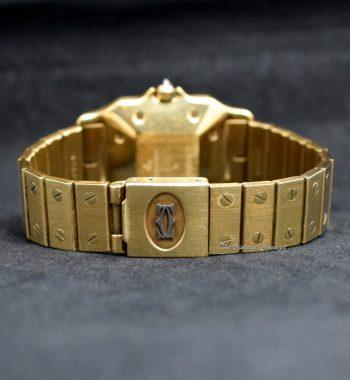 Cartier 18K Yellow Gold Santos Or Massif Automatic 2960 w/ Bracelet - The Vintage Concept