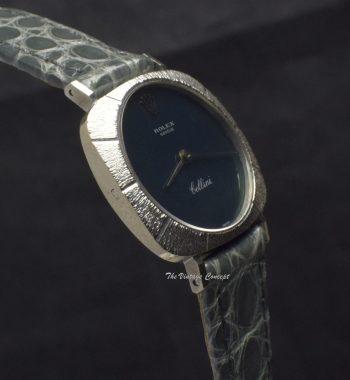 Rolex 18K WG Cellini Blue Dial 3878 - The Vintage Concept