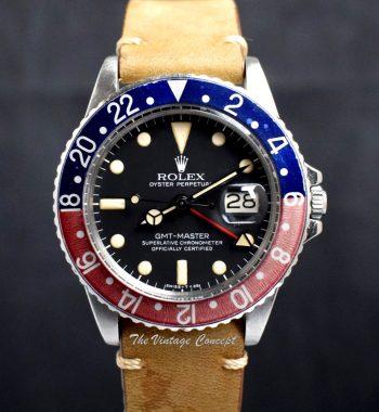 Rolex Steel GMT-Master Matte Dial 1675 - The Vintage Concept