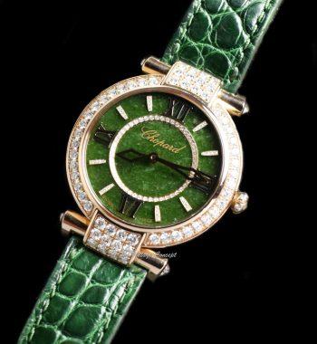 Chopard 18K Rose Gold Imperiale Jade Stone Dial Chinese New Year 2015 Limited Edition 4242
