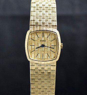 Piaget 18K Yellow Gold Black Tie-Emperador Manual Wind 9231 H5 - The Vintage Concept