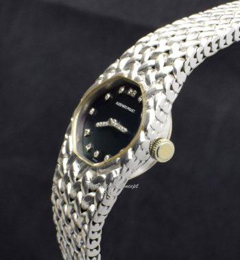 Audemars Piguet Lady Cobra 18K WG Matte Dial with Diamond Indexes & Hands Manual Wind B7413 (SOLD) - The Vintage Concept