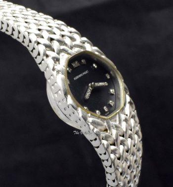 Audemars Piguet Lady Cobra 18K WG Matte Dial with Diamond Indexes & Hands Manual Wind B7413 (SOLD) - The Vintage Concept