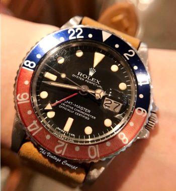 Rolex Steel GMT-Master Matte Dial 1675 - The Vintage Concept