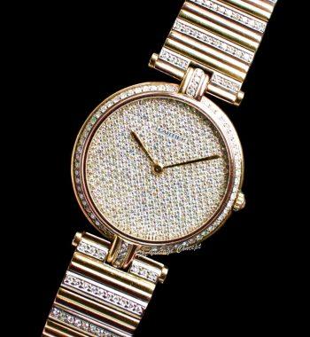 Rare Cartier 18K Tri-Color Gold Panthere Vendome Miss Universe Pave Diamond w/ Original Paper